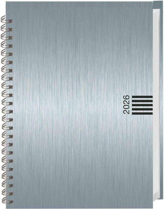 Produktbild Wochen-Cheftimer A5, Alu silber 2026