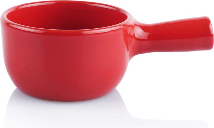 Image du produit Geschenkkörbe CH Mini caquelon céramique rouge 12 cm