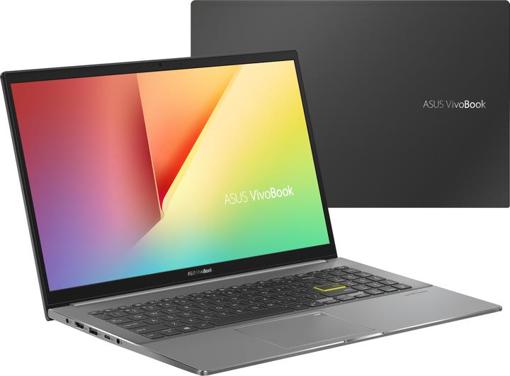 Produktbild ASUS VivoBook S15 S533EQ-BN182T Notebook (15.6 Zoll) Intel® Core™ i7 Prozessoren der 11. Generation (15.60", Intel Core i7-1165G7, 8 GB, 512 GB)