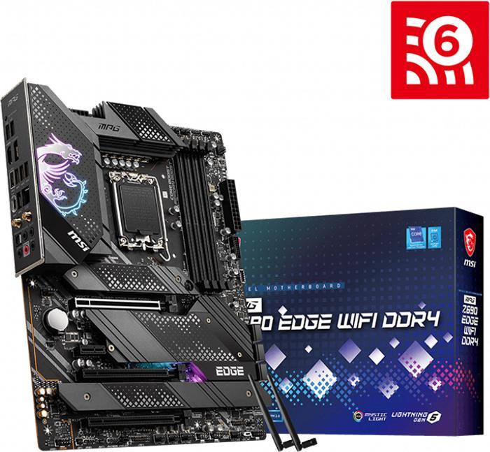 Produktbild MSI MPG Z690 Edge Wifi (LGA 1700, Intel Z690 (DDR5), ATX)