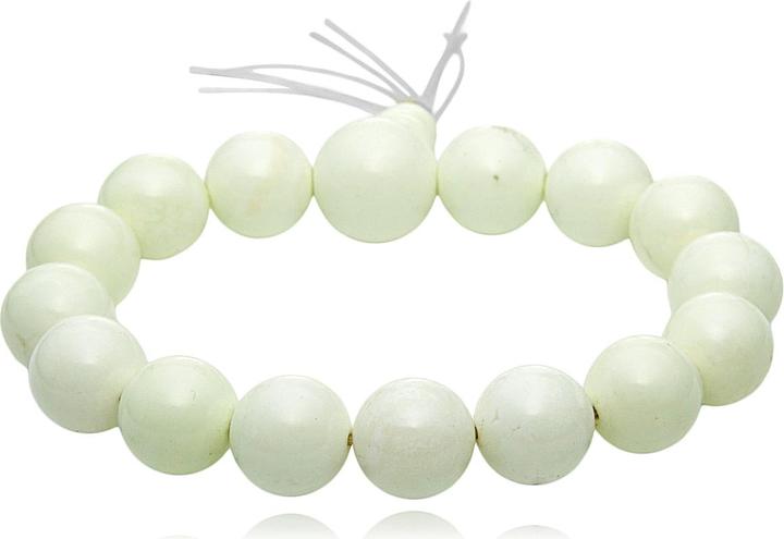 Actual product image Leyda Lemon Chrysoprase Bracelet (Coloured stone)