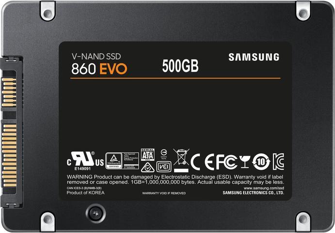 Image du produit Samsung 860 EVO Basic (500 Go, 2.5")