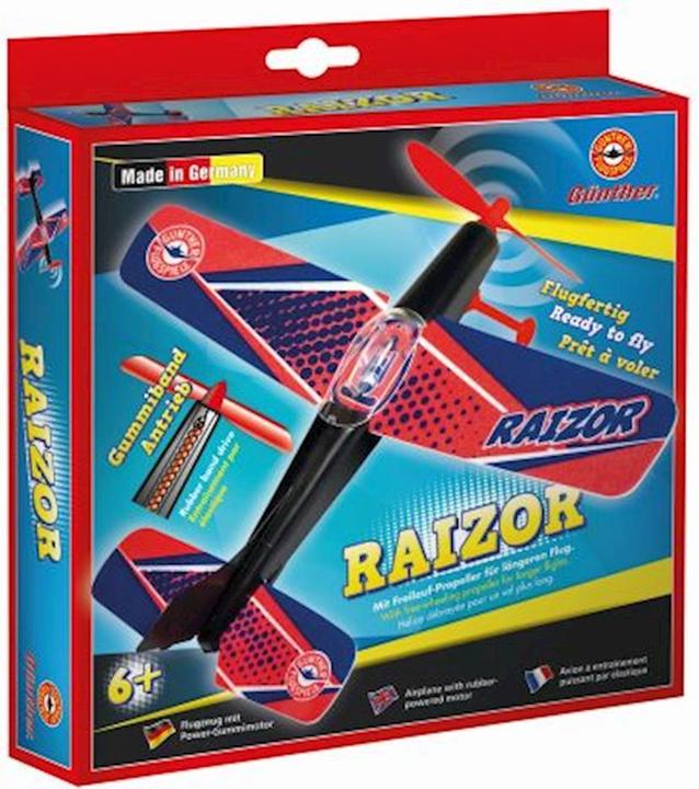 Actual product image Günther Flugspiele Raizor rubber motor flying model