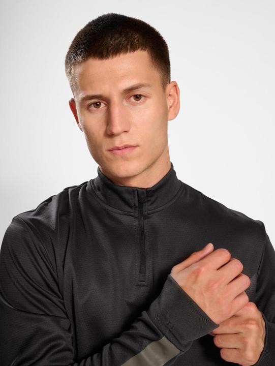 Immagine prodotto hummel hmlACTIVE Maglia da allenamento uomo con mezza zip (M)