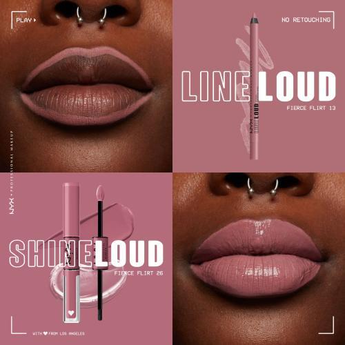 Actual product image NYX Professional Make-Up Line Loud Fierce Flirt (13 Fierce Flirt)