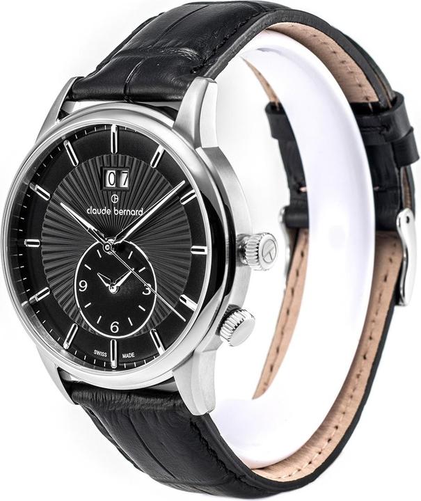 Produktbild Claude Bernard 62007-3-NIN Herrenuhr Classic 42mm 5ATM