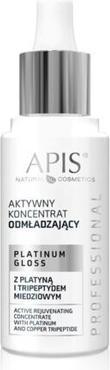 Apis Natural Cosmetics Apis Platinum Gloss Active Rejuvenating Concentrate With Platinum And Copper Tripeptide 30Ml (30 ml)