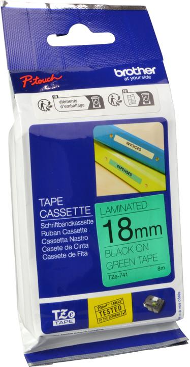 Immagine prodotto Brother Tze-741 (1.80 cm, Verde)