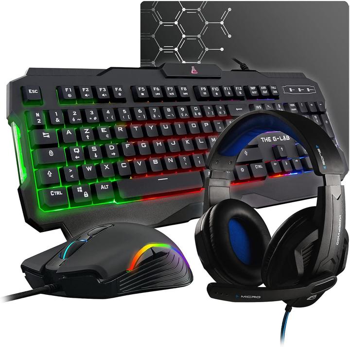 Produktbild The G-Lab Argon E (4-in-1-Gaming-Paket) (DE, Kabelgebunden)