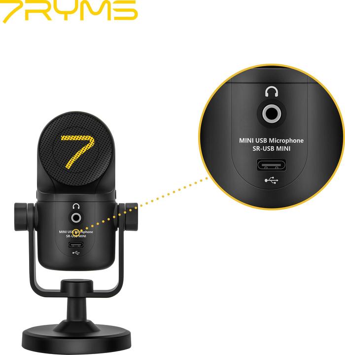 Produktbild 7Ryms Mini Condenser USB Microphone