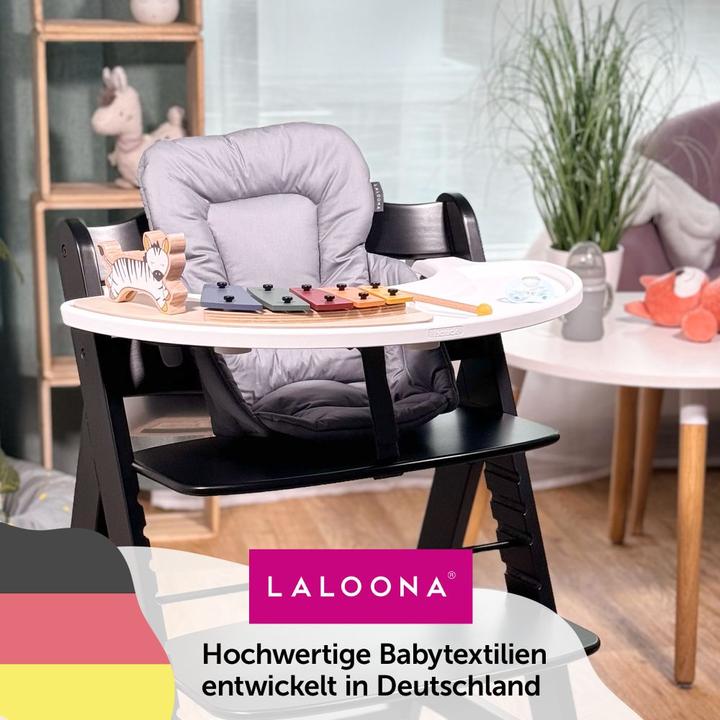 Produktbild La Loona LaLoona Sitzverkleinerer für Hochstühle Sitzverkleinerer für Hauck Alpha Hochstuhl - beschichtet
