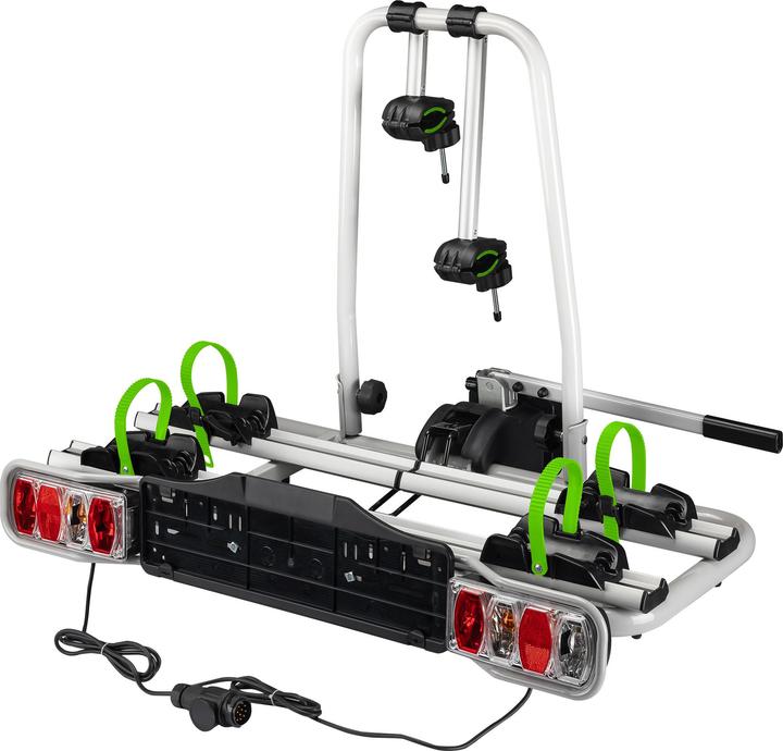 Actual product image Wiltec Bicycle rear carrier Tailgate carrier up to 60kg Bicycle carrier lockable