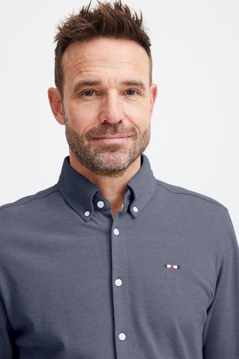 Produktbild FQ1924 FQSteven piqué knitted LS shirt 21900613 (XL)