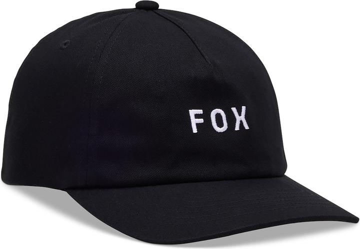 Actual product image Fox Has 24 Wordmark Adjustable Blk/Wht (One size)