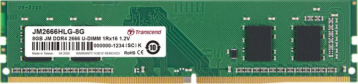 Produktbild Transcend JetRAM DDR4 (1 x 8GB, 2666 MHz, DDR4-RAM, DIMM)