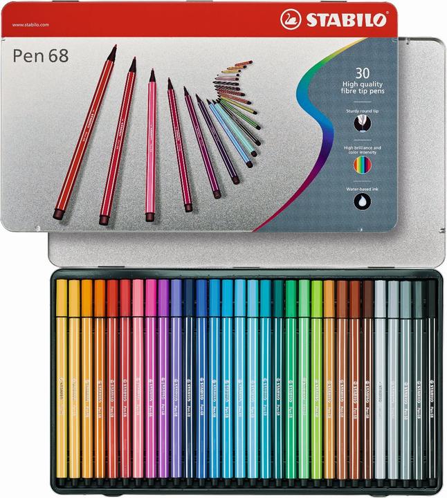 Actual product image STABILO Pen 68 Premium felt-tip pen (Multicoloured, 1 x)