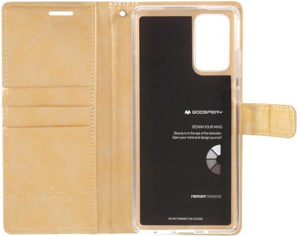 Actual product image Goospery Bluemoon Diary Series (Samsung Galaxy Note 20)