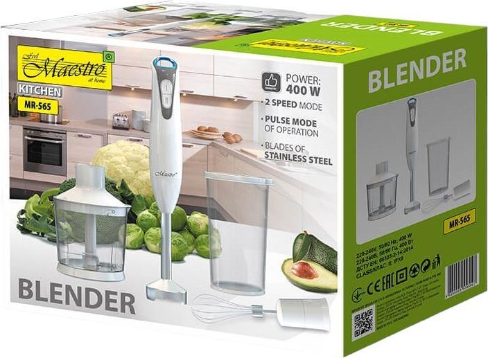 Produktbild Maestro Feel-Maestro MR565 Mixer 1 5 l Tischplatten-Mixer 350 W Grau