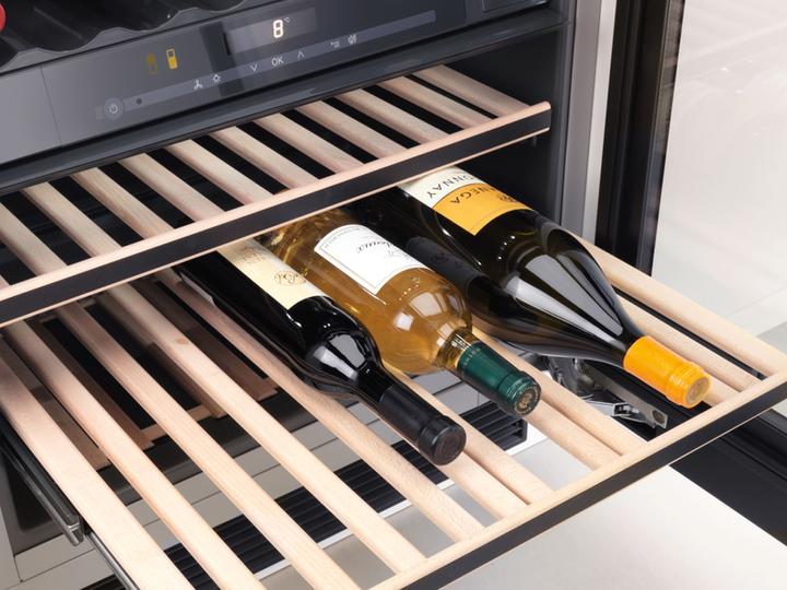 Image du produit Miele KWT 6322 UG-1 sw Armoire à vin UBG 82-87cm 34bouteilles intégrées