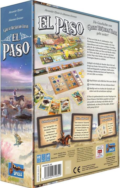 Actual product image Lookout Great Western Trail: El Paso (German)