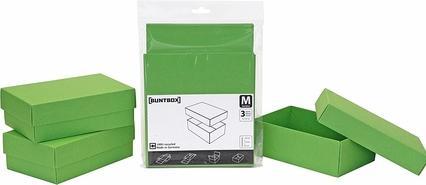Buntbox 70-1 - Cardboard box set 3-piece, size M, apple (Gift box, 1 x)