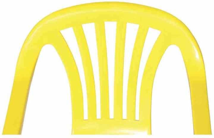 Actual product image ProGarden Stacking chair Sedia Baby 38x38x52 cm plastic in yellow (Child armchair)