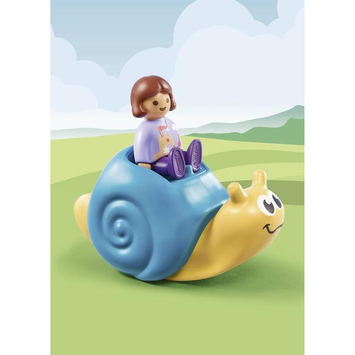 Produktbild Playmobil 1.2.3: Schaukelschnecke mit Rasselfunktion (71322)