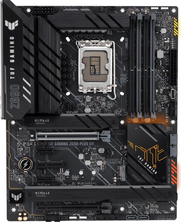 Actual product image ASUS TUF Gaming Z690-Plus D4 (LGA 1700, Intel Z690H, ATX)