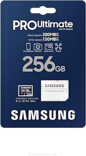 Produktbild Samsung PRO Ultimate (256 GB, microSDXC, U3, UHS-I)