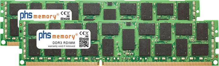 Produktbild PHS-memory 32GB (2x16GB) Kit RAM Speicher für Supermicro H8DCL-6 DDR3 RDIMM 1600MHz PC3-12800R (2 x 16GB)