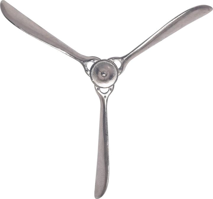 Produktbild FineBuy Deko Propeller 85 cm Wanddeko Aluminium Flugzeug Wandpropeller Wohndeko