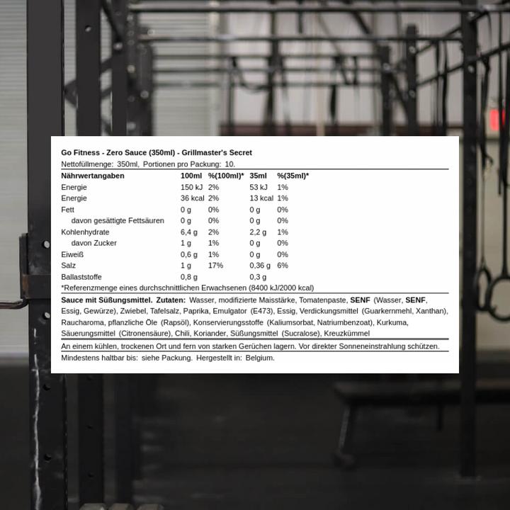 Produktbild Go Fitness Zero (391 g)