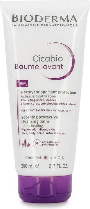 Actual product image Bioderma Cleansing balm Cicabio Baume Lavant - 200 ml (Cleansing Balms, 200 ml)