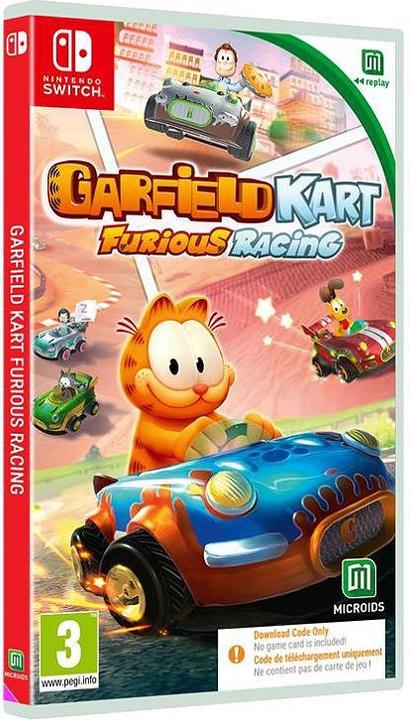 Produktbild Microids Garfield Kart Furious Racing (Code in a Box) (Switch, Switch Lite, Switch OLED)