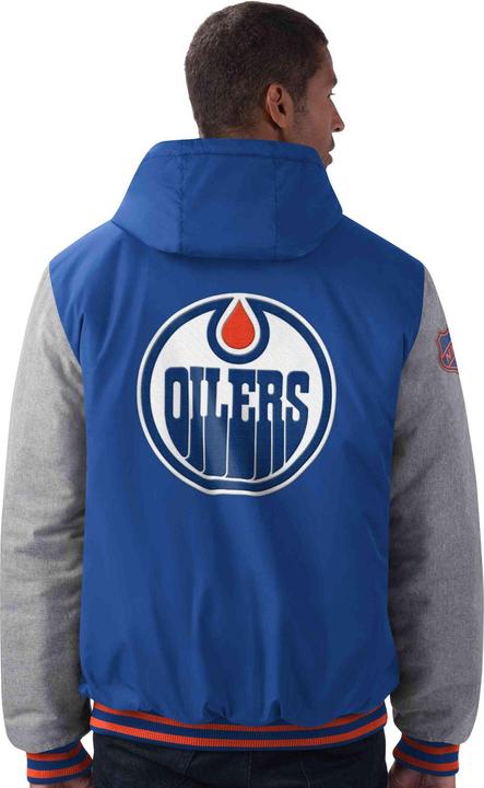 Actual product image G-III Edmonton Oilers Cold Front Polyfilled Jacket (L)