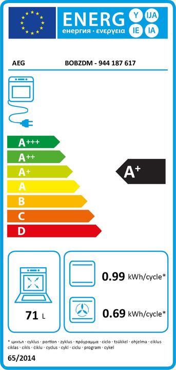 Energie-Label AEG Bobzdm