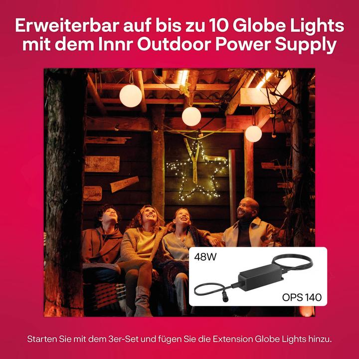 Actual product image Innr outdoor globe light 370lm single globe - ogl 130 cg (370 lm, IP65)