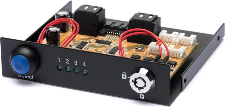 Produktbild Exsys EX-3465, Umschalter von 1 SATA auf 4 SATA Festplatten