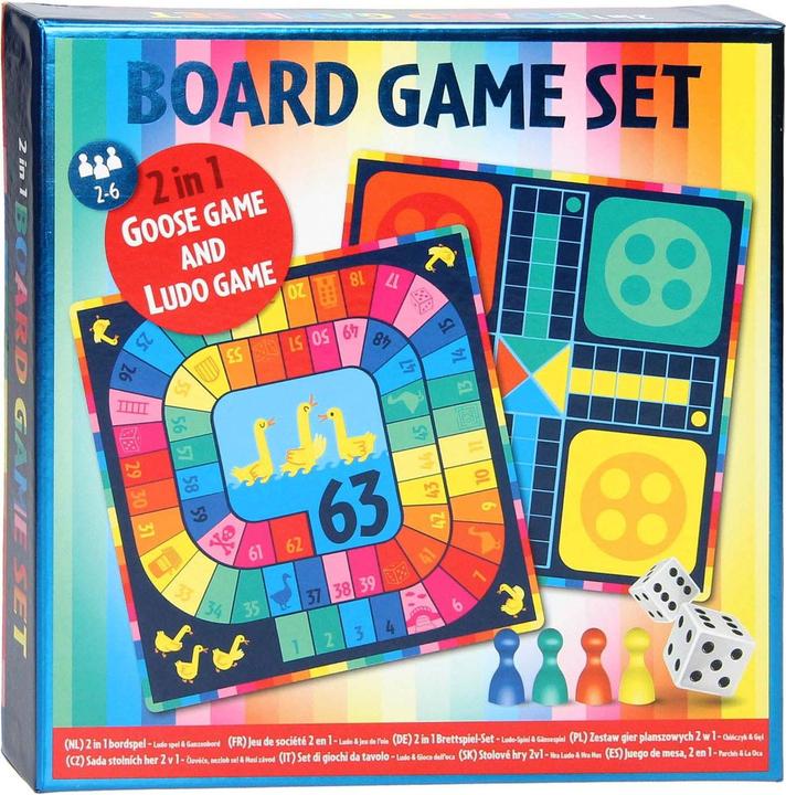 Produktbild Kinderspiel Ludo / Spiel der Gans 2in1 (Englisch)