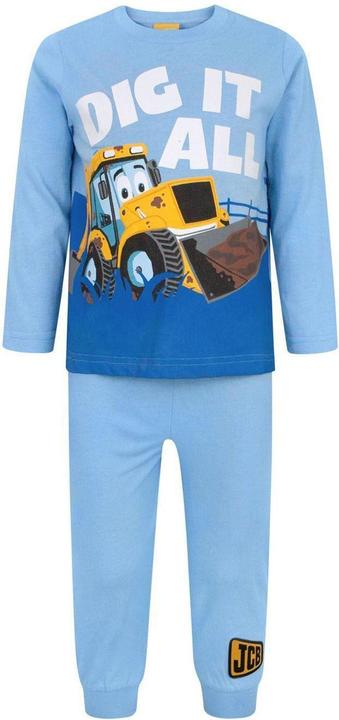 JCB Dig It All Schlafanzug mit langer Hose Jungen (116)