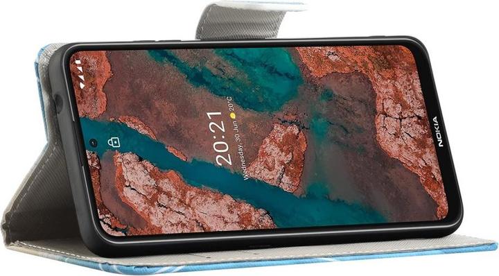 Actual product image Cover-Discount Nokia X20 - Leather Cover Don't Touch Bear (Nokia X20)