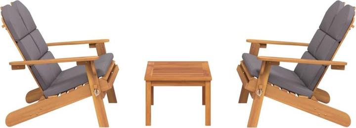 Image du produit VidaXL Ensemble de salon de jardin Adirondack 5 pièces en acacia massif