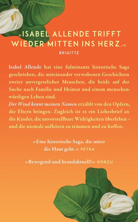 Actual product image Der Wind kennt meinen Namen (German, Svenja Becker, Isabel Allende, 2025)