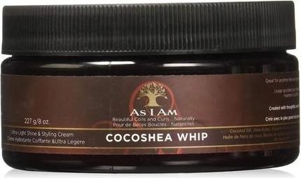 Actual product image Avlon As I Am CocoShea Whip Ultra Light Hydrating and Styling Cream 227g 8 oz (Body cream, 80 ml)