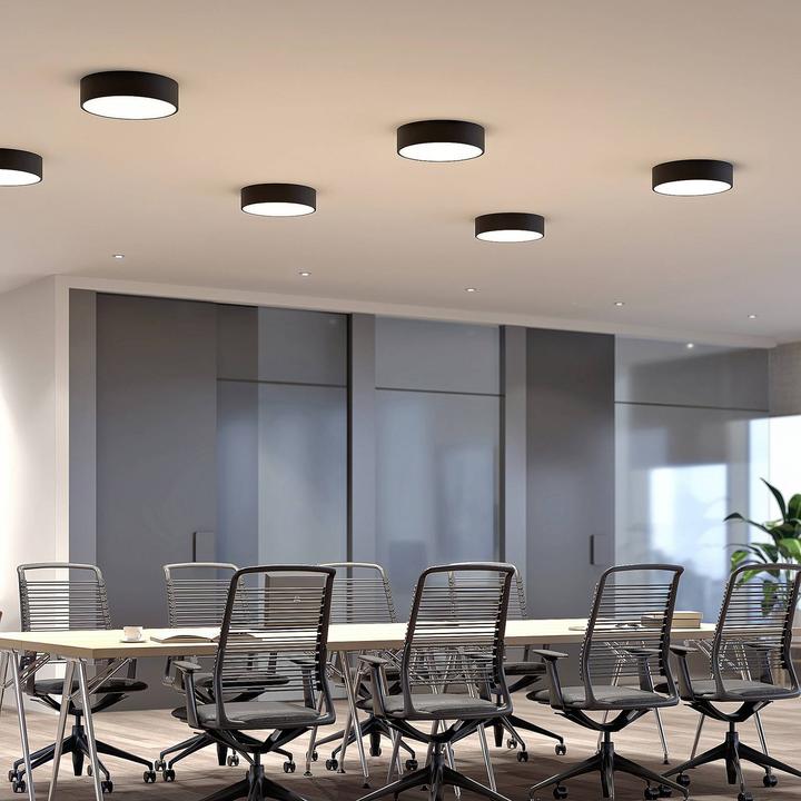 Immagine prodotto Arcchio Noabelle LED-Deckenlampe, schwarz, 40 cm (2000 lm)