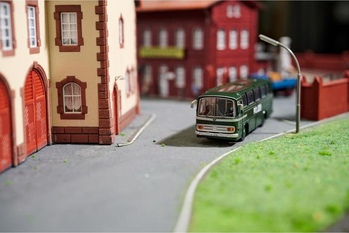 Image du produit Carson Modèle réduit 1:87 MB Bus O 302 Police 2.4G 100% RTR 1:87 RC débutant (RTR Prêt à fonctionner)