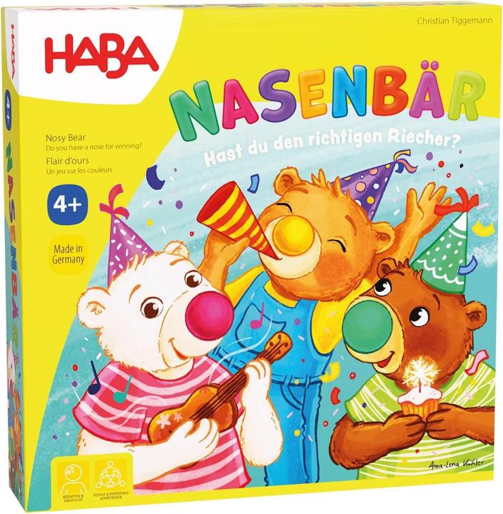 Produktbild Haba Nasenbär (Italienisch, Französisch, Deutsch, Englisch)