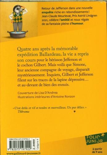 Produktbild Jefferson fait de son mieux (Französisch, Jean-Claude Mourlevat, Antoine Ronzon, 2023)