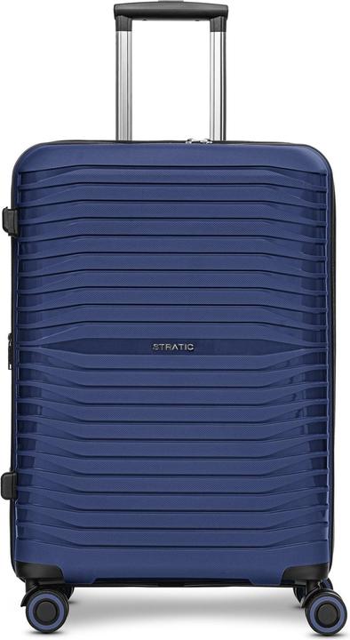 Actual product image Stratic Shine 4-wheel trolley 65 cm with expansion fold (69 l, M (50 - 90l))
