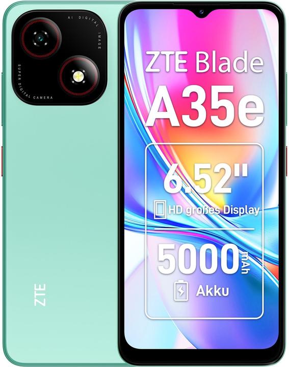 ZTE Blade A35e 2GB/64GB Green (64 GB, Green, 6.52", 4G)
